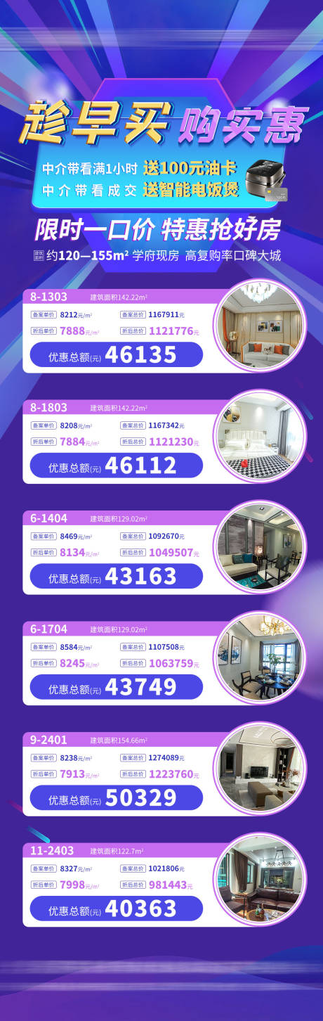 源文件下载【地产特价房海报长图】编号：89630006254768634