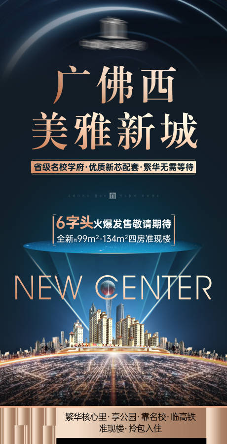 源文件下载【地产预热发售价值点海报】编号：61890006095907566