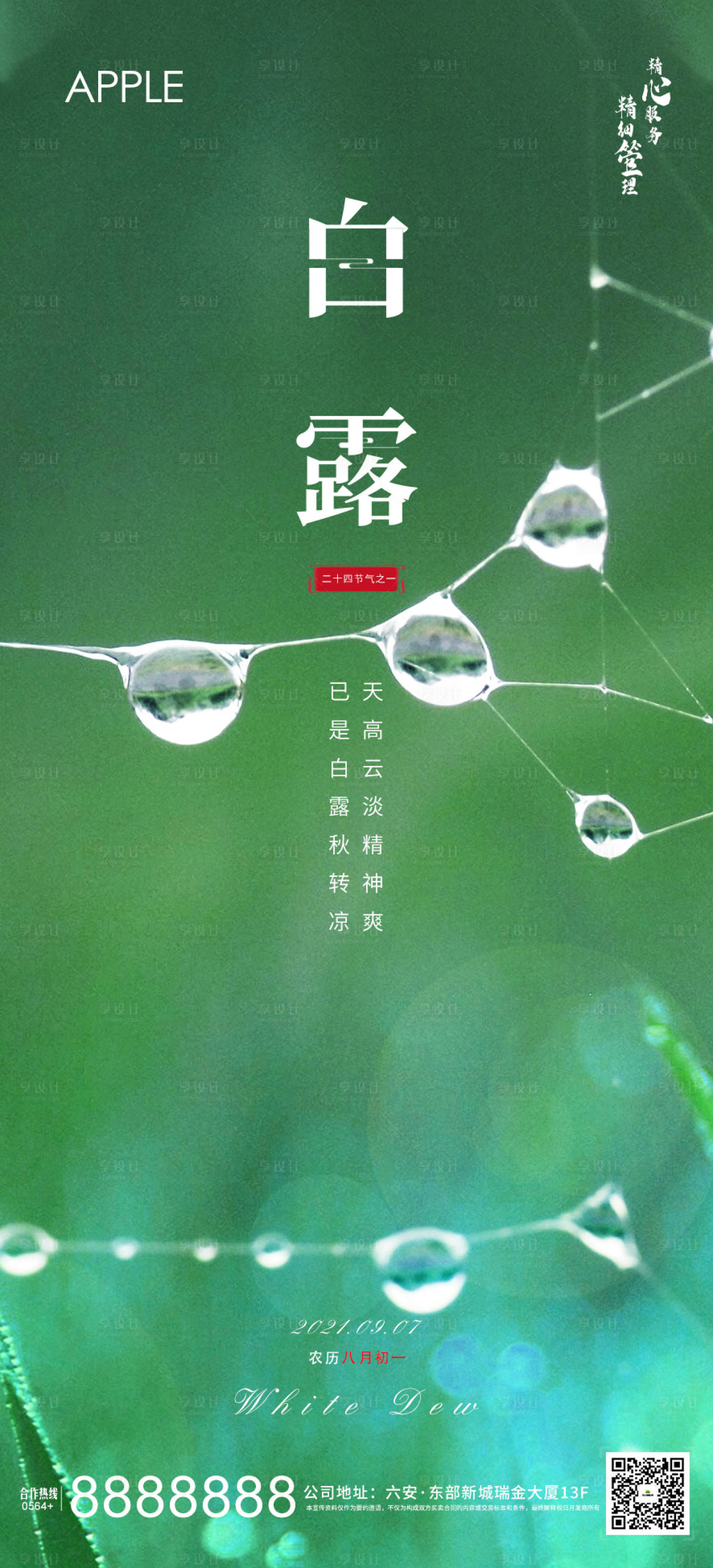 源文件下載【享設計】搜索編號：92050006191932081【白露】