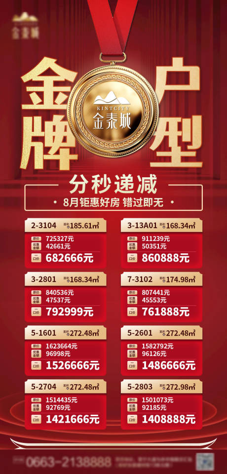 源文件下載【享設計】搜索編號：94480006072025588【地產金牌戶型促銷海報】