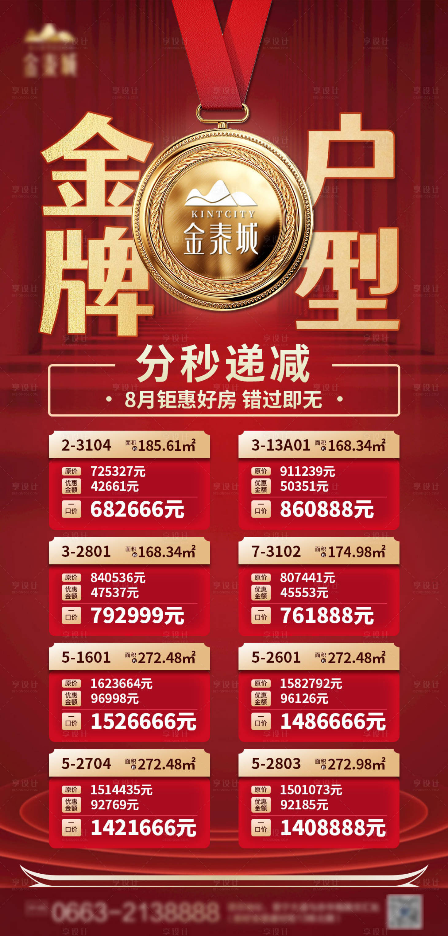 源文件下载【地产金牌户型促销海报】编号：94480006072025588