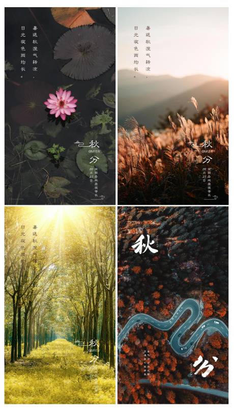 源文件下载【秋分节气海报】编号：28630006062093158