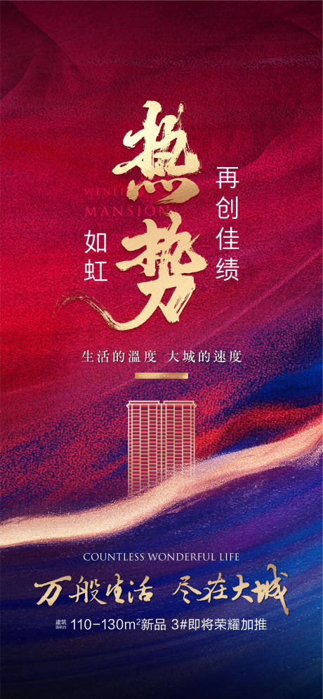 源文件下载【房地产热销海报】编号：12910005983682771