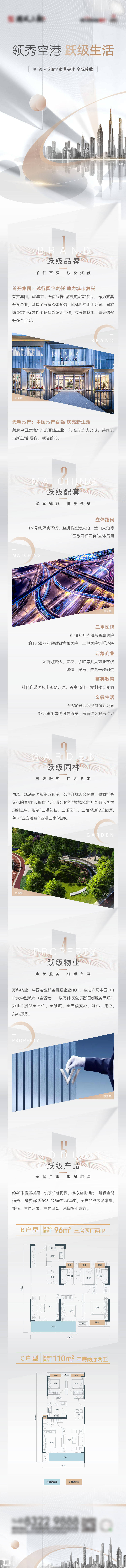 源文件下载【享设计】搜索编号：80070006215646552【地产简洁长图长拉页设计】