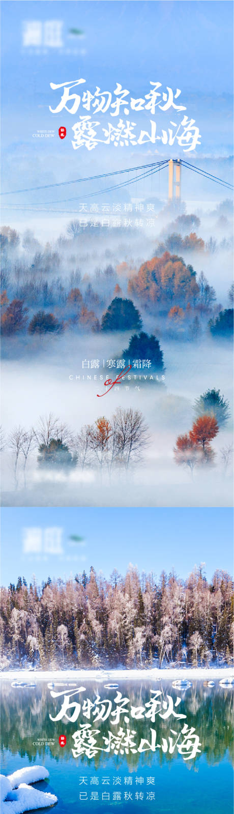 源文件下载【白露寒露霜降节气宣传海报】编号：83330006016998236