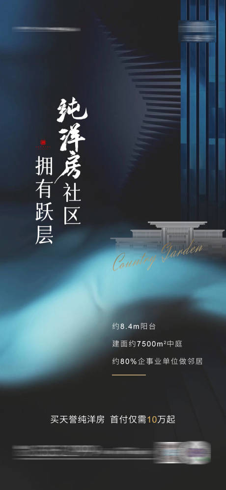 源文件下载【洋房海报】编号：37870005902631433
