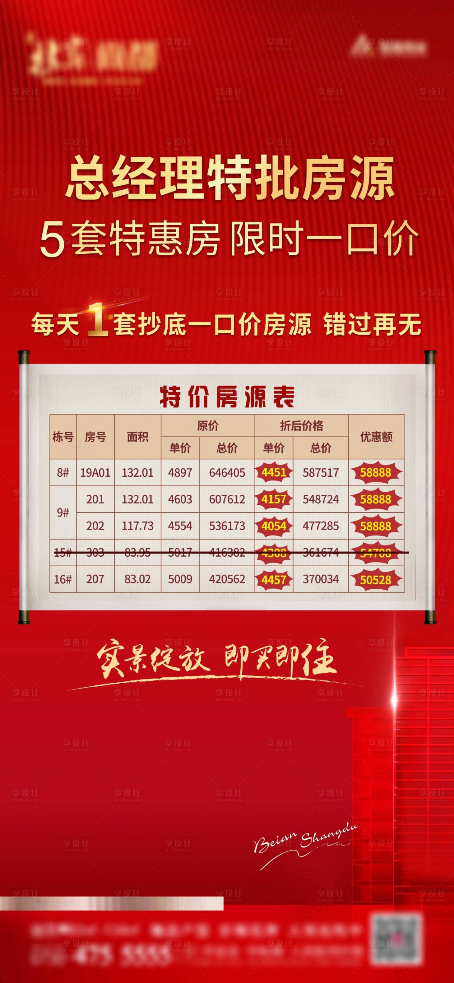 源文件下载【享设计】搜索编号：72530006226023900【地产特价房】