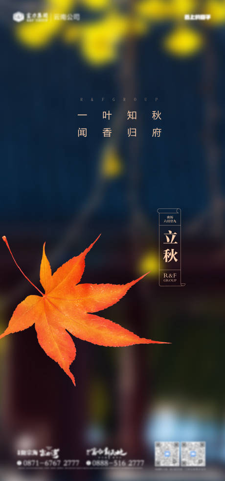 源文件下载【立秋海报】编号：48290005858938128