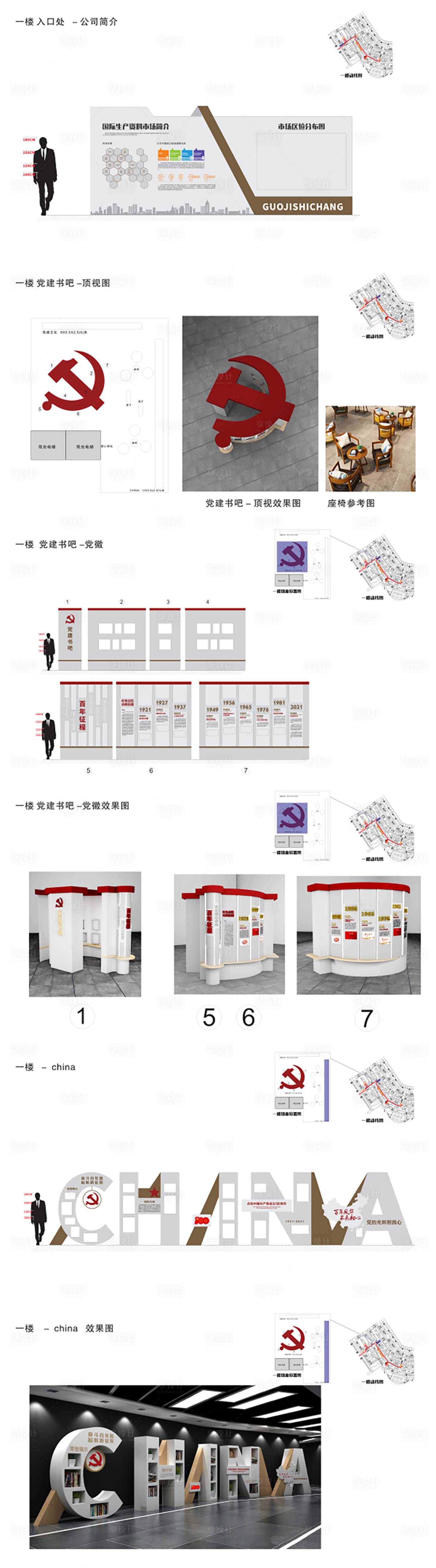 源文件下载【商城党建文化墙】编号：64080006209695784