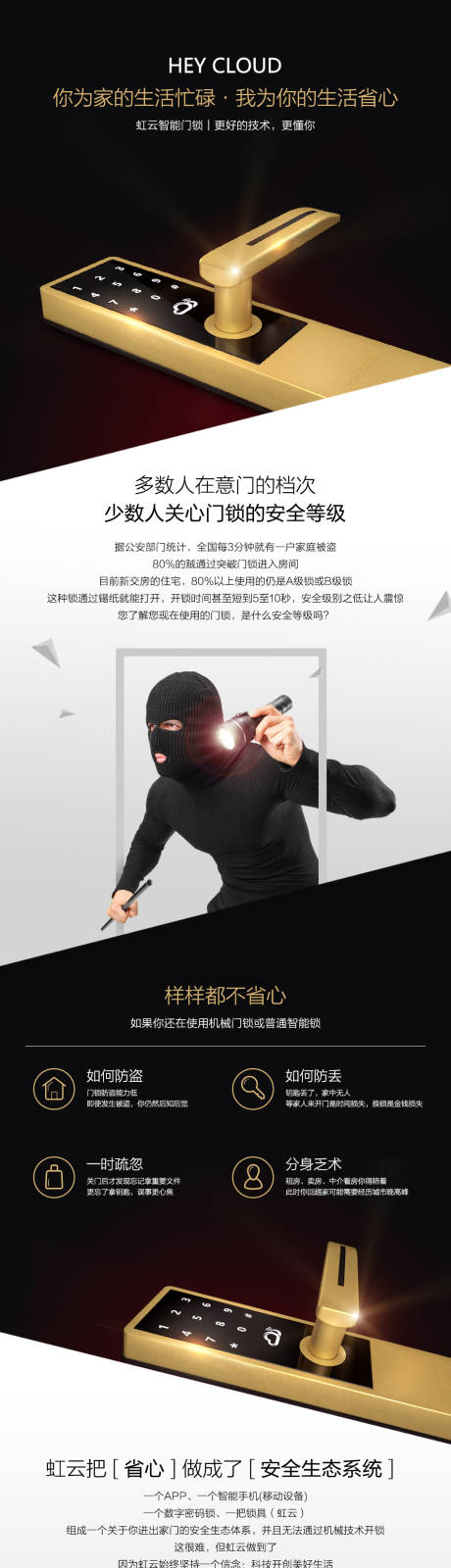 源文件下載【享設計】搜索編號：41190005852202266【智能鎖詳情頁】