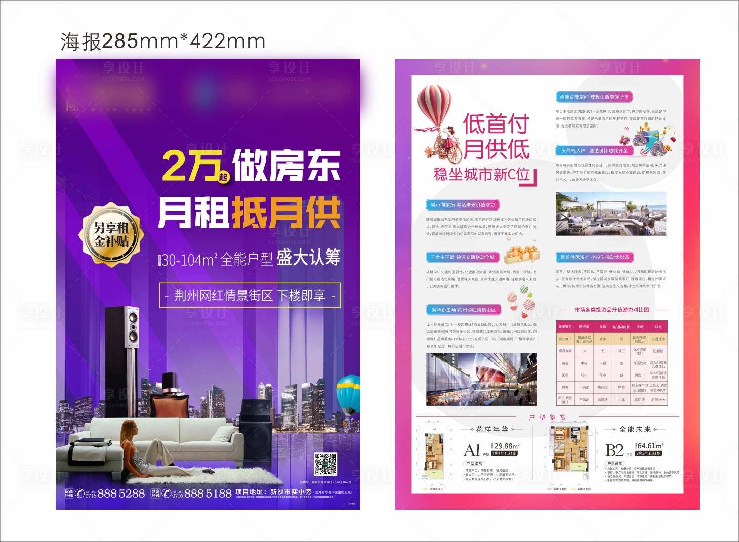 源文件下载【享设计】搜索编号：33590006064558961【地产商业单页】