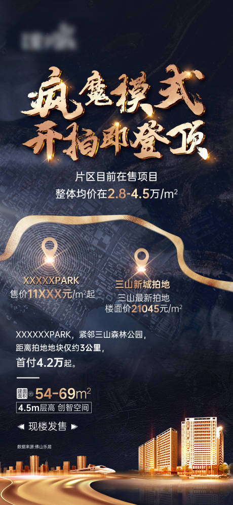 源文件下載【房地產土拍地海報 微單 】編號：45610006072445866