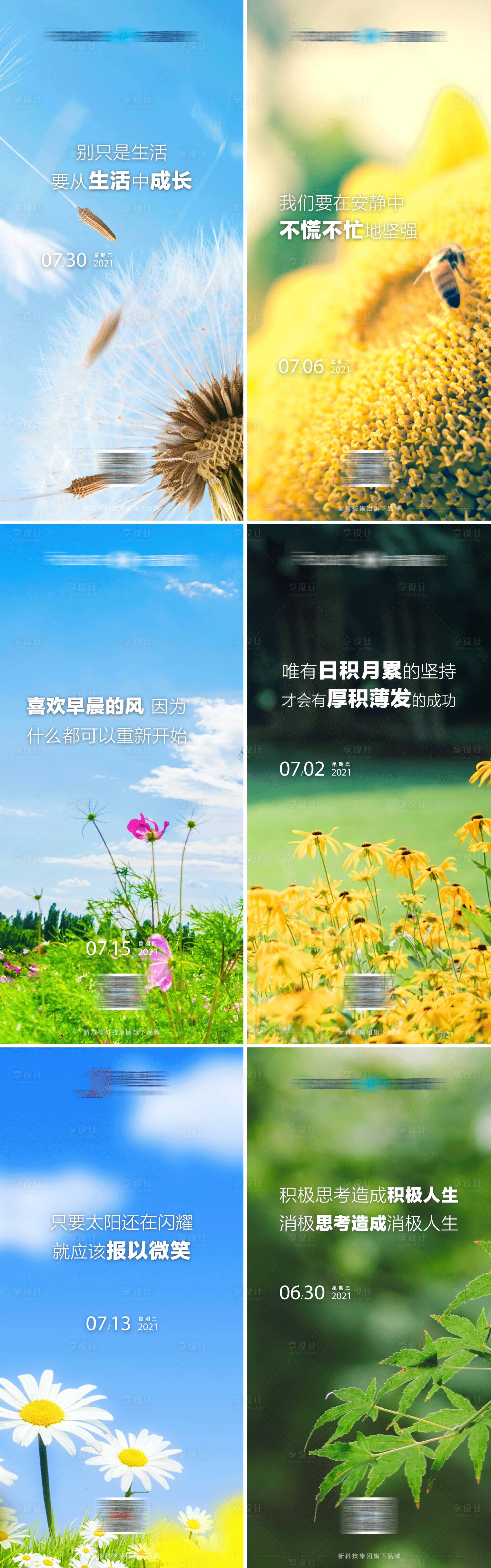 源文件下载【早安夏天系列海报】编号：65420005896994151