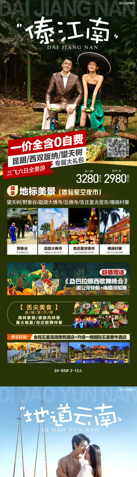 源文件下载【云南旅游海报长图】编号：20210805090835213