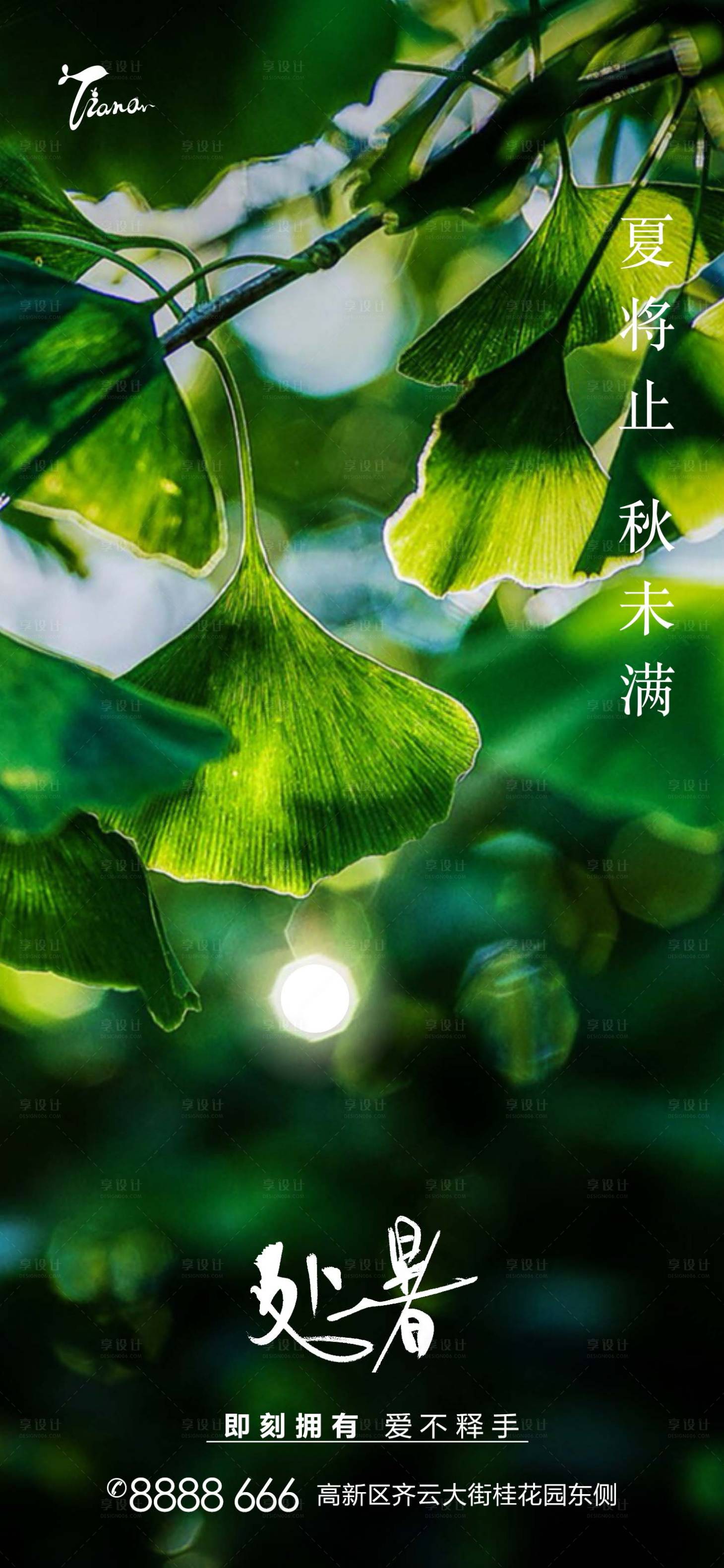 源文件下載【享設(shè)計(jì)】搜索編號：64140006070862229【處暑節(jié)氣稿】