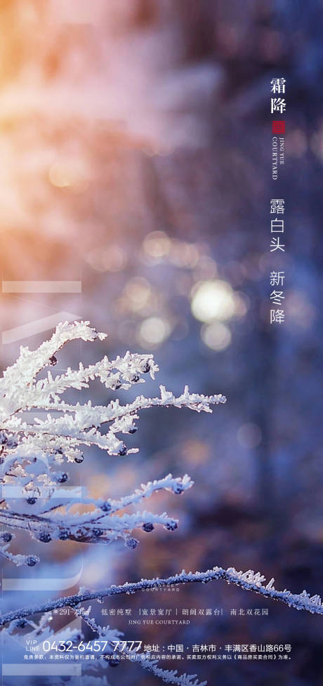 源文件下载【霜降海报】编号：62150006041164148