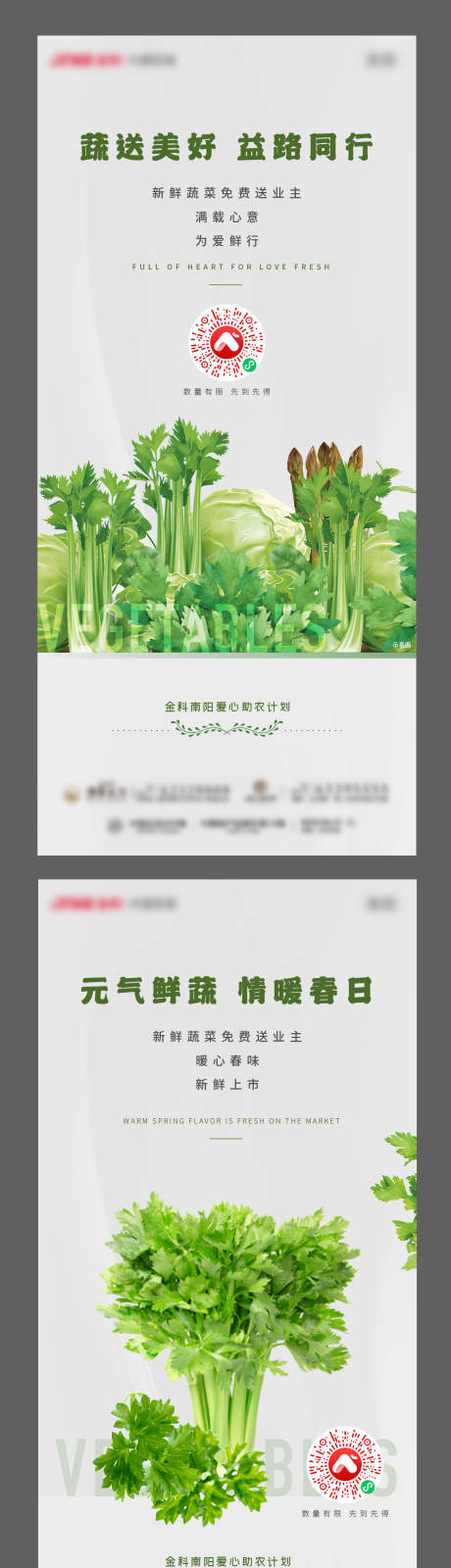 源文件下载【地产蔬菜助农活动系列海报】编号：39920006167718310