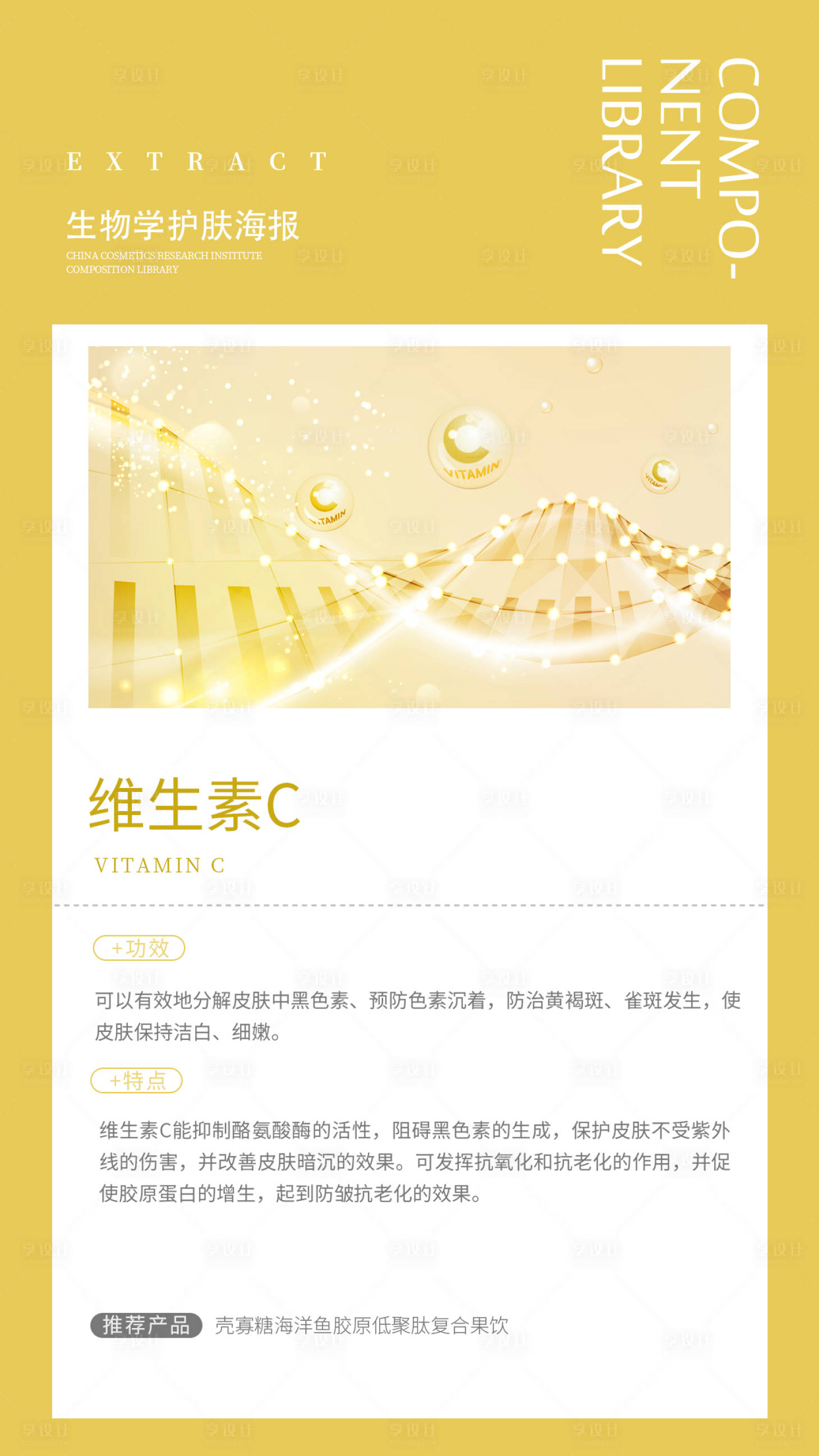 源文件下載【享設計】搜索編號：38250006472702416【生物學分子護膚海報】