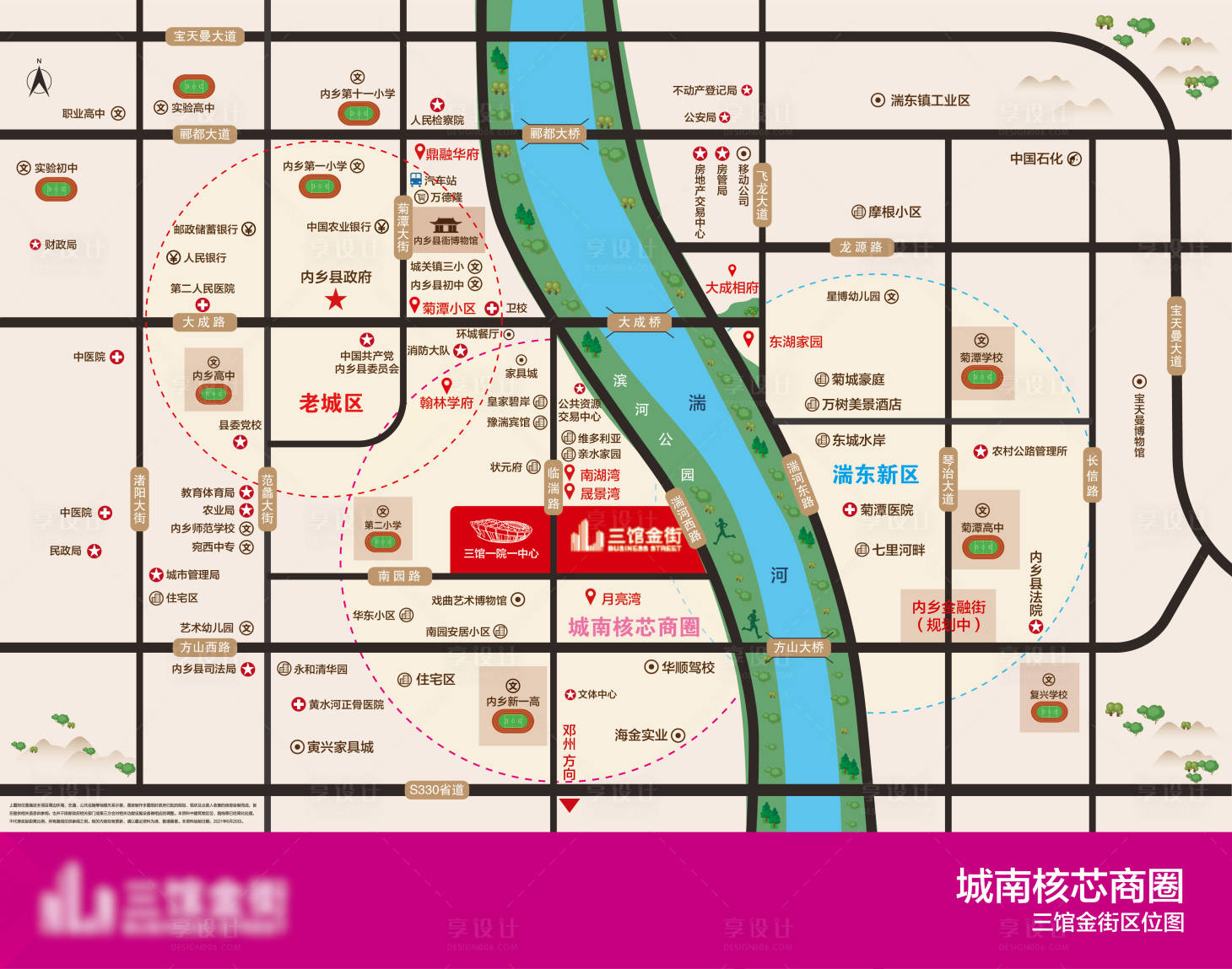 源文件下載【享設計】搜索編號：38510006606096277【地產區位圖廣告展板】
