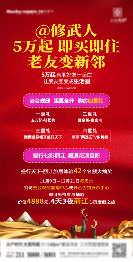 源文件下载【购房四重礼海报】编号：58950006357969982