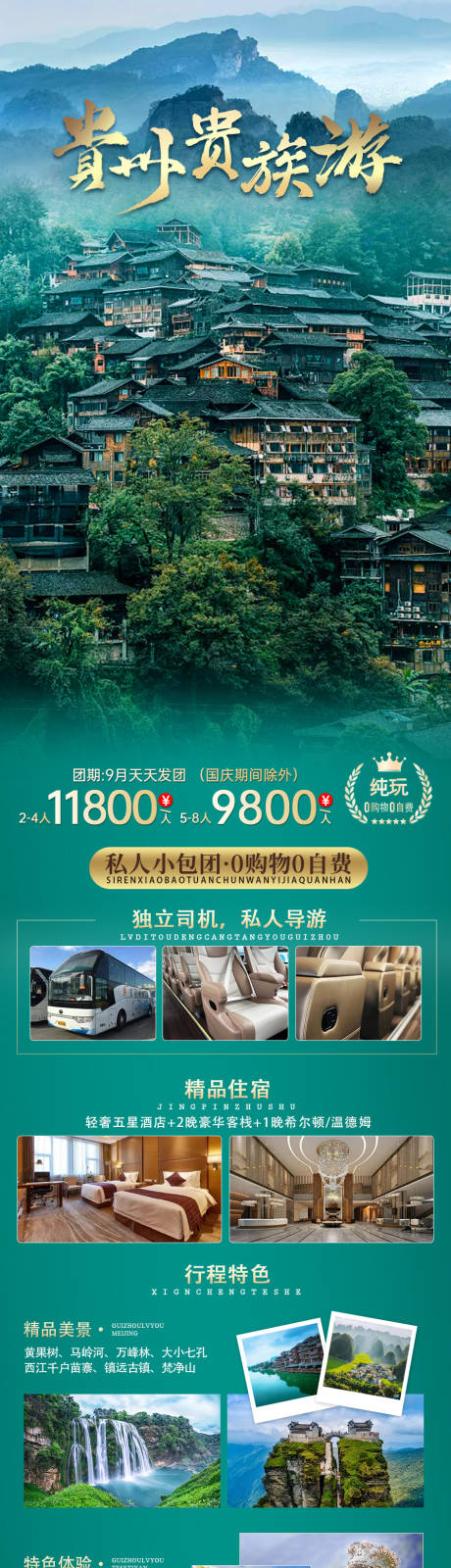 源文件下载【享设计】搜索编号：79700006527241526【贵州贵族游长图】
