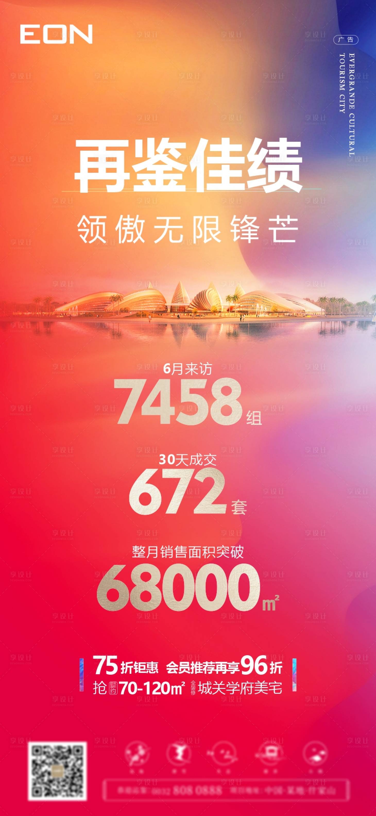 源文件下载【享设计】搜索编号：92480006301025609【地产数据海报】