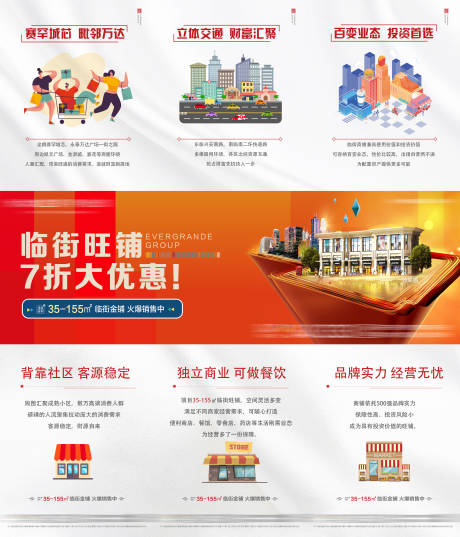 源文件下载【房地产商铺三宫格海报商业 】编号：39670006320826868