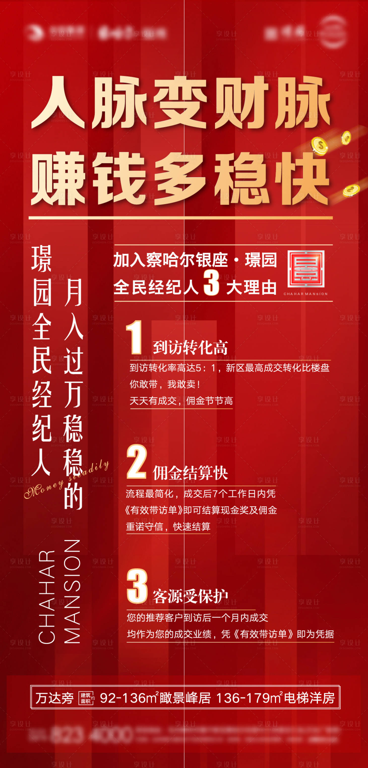 源文件下載【享設計】搜索編號：11220006512727342【地產紅色熱銷賣點海報】