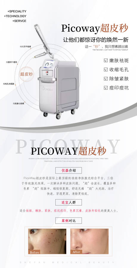 源文件下载【享设计】搜索编号：79360006291411017【超皮秒仪器介绍海报】