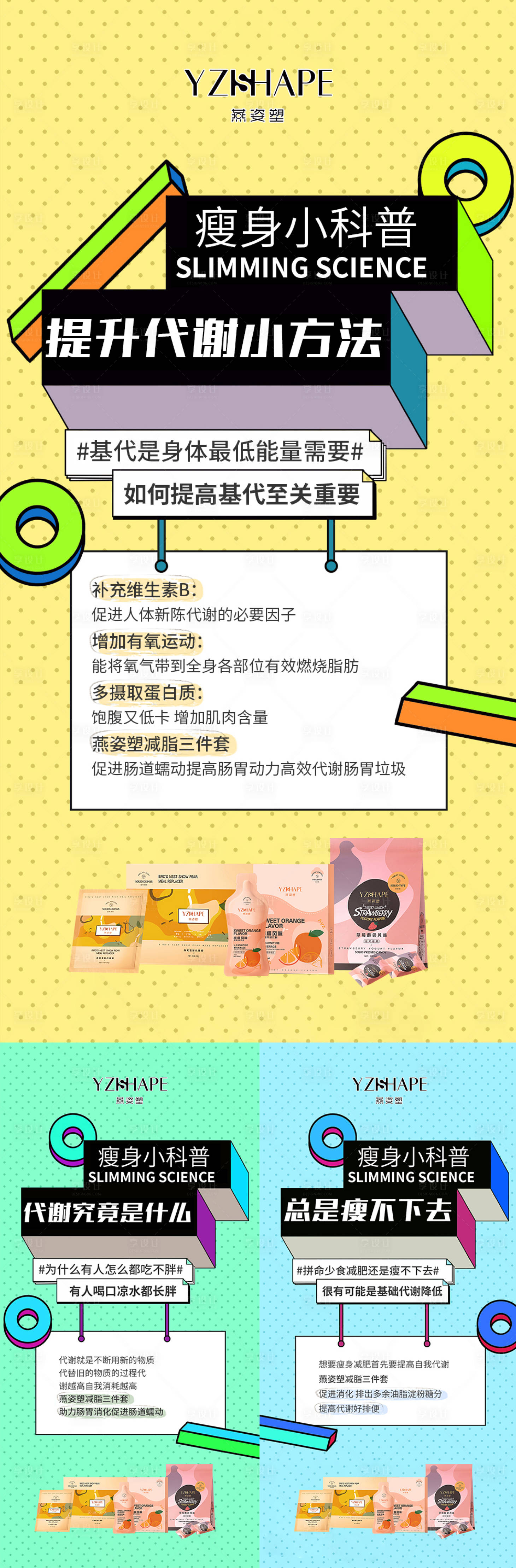 源文件下載【享設計】搜索編號：75090006305705105【微商代餐產品想海報】