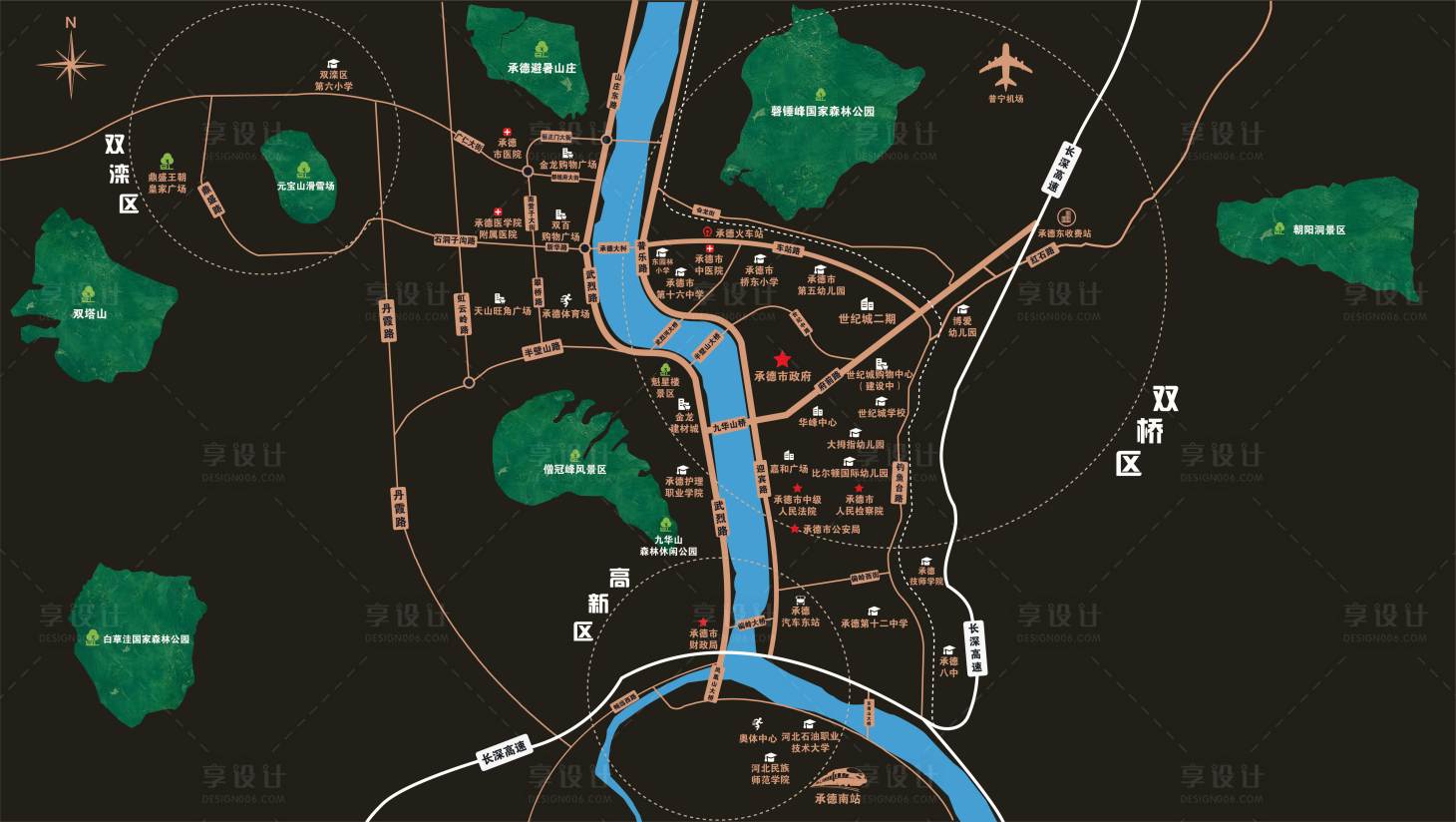 源文件下载【地产区位图海报】编号：61820006551707544