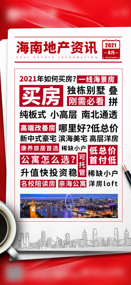 源文件下载【地产资讯海报】编号：20940006512414846