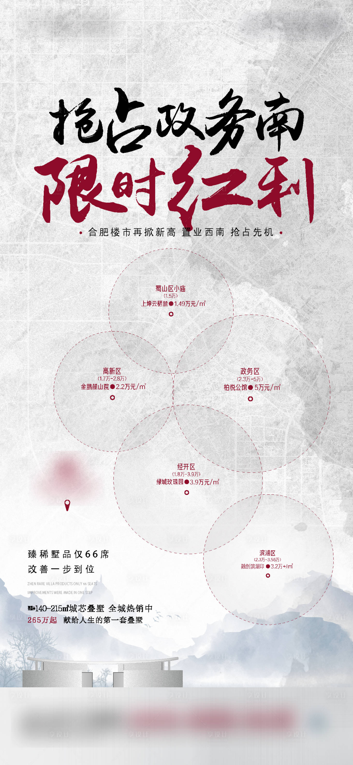 源文件下载【享设计】搜索编号：93660006597484265【地产区位海报】