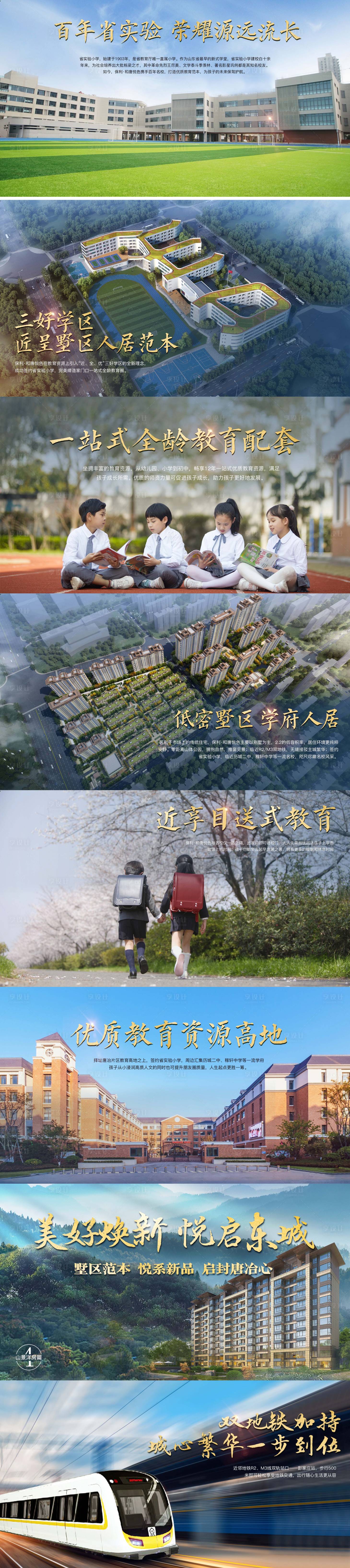 源文件下载【享设计】搜索编号：93700006421469395【地产项目价值点学区地铁广告展板】