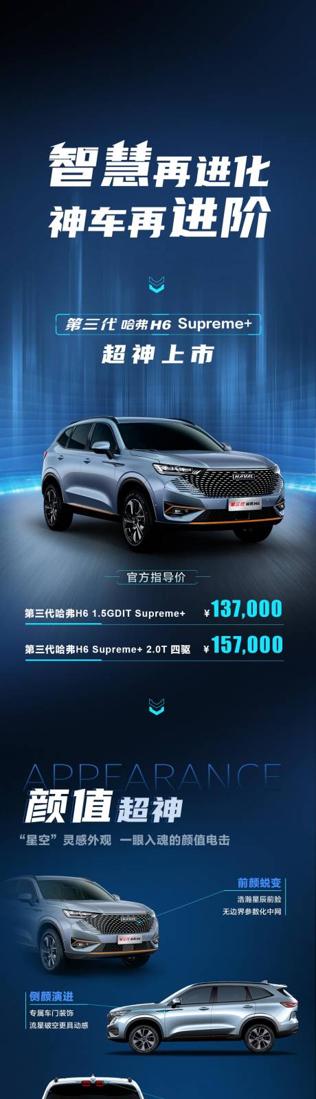 源文件下载【新车长图科技海报】编号：32780006296112801