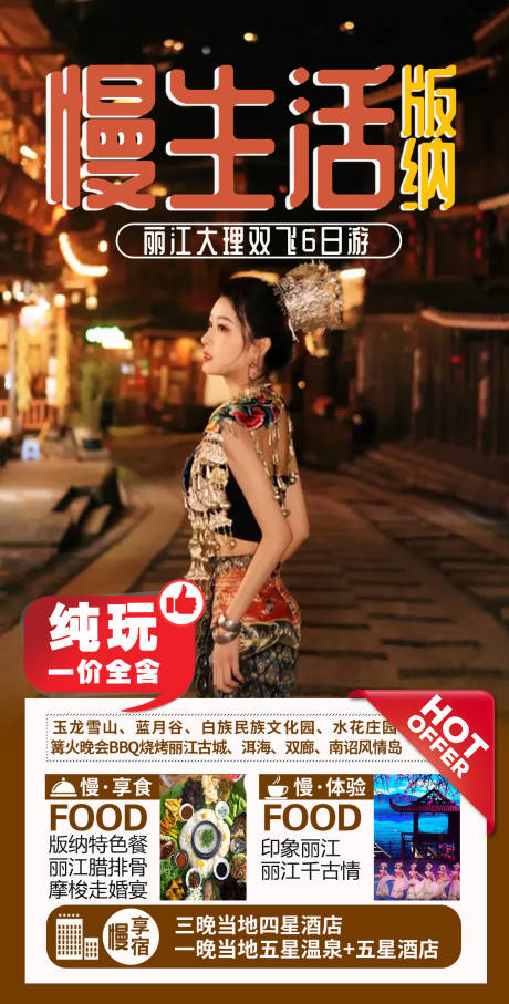 源文件下载【西双版纳旅游海报】编号：13950006449971488