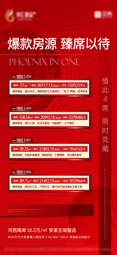 源文件下載【享設計】搜索編號：92270006551995397【地產紅色特價房海報】