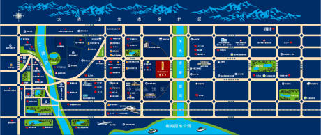 源文件下載【房地產區位圖廣告展板】編號：80250006492655495
