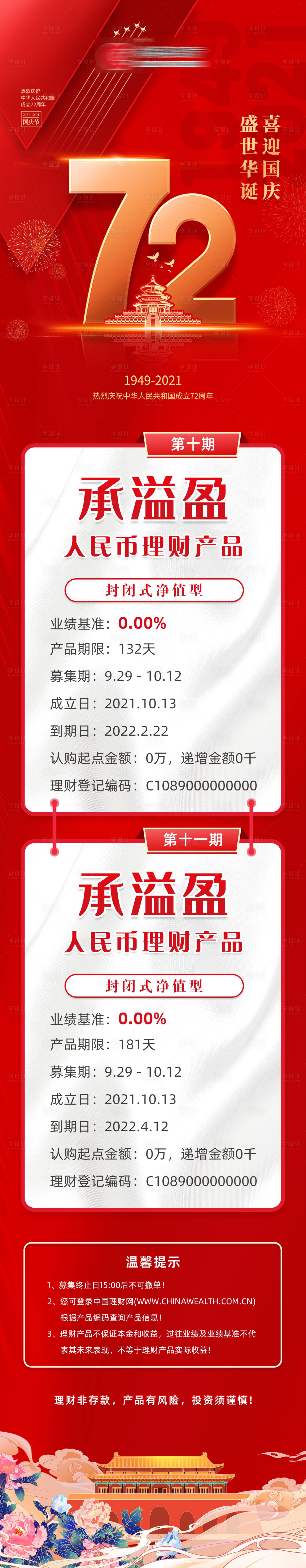 源文件下載【享設計】搜索編號：64820006650818631【國慶節十月一長圖海報】