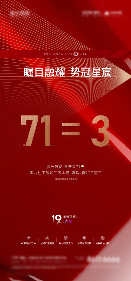 源文件下载【房地产热销红金海报】编号：59830006364074298