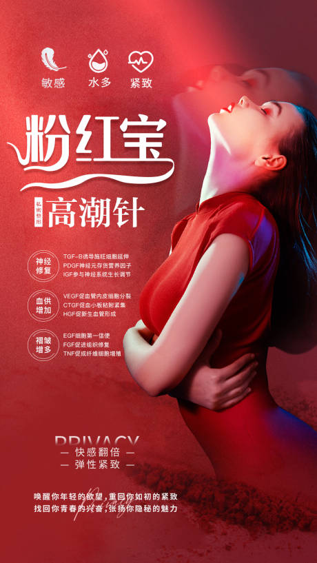 源文件下載【享設計】搜索編號：82060006475536843【醫美私密整形海報】