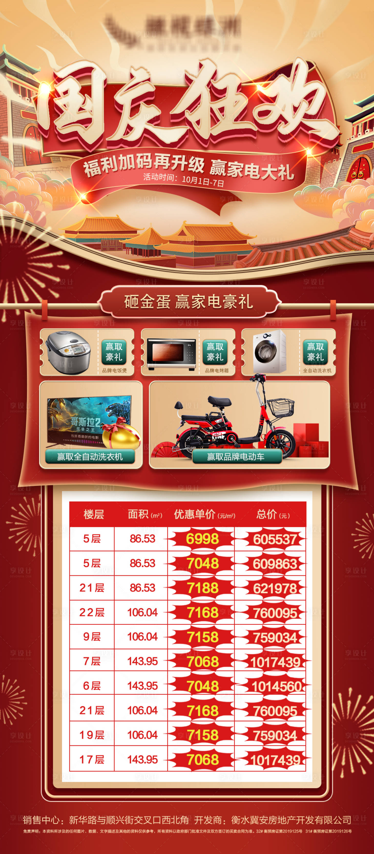 源文件下載【享設(shè)計(jì)】搜索編號(hào)：38890006631975455【國(guó)慶送家電特價(jià)房海報(bào)】