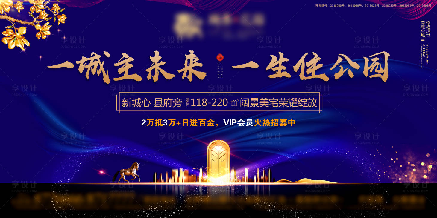 源文件下载【房地产户外展板】编号：18410006452996760