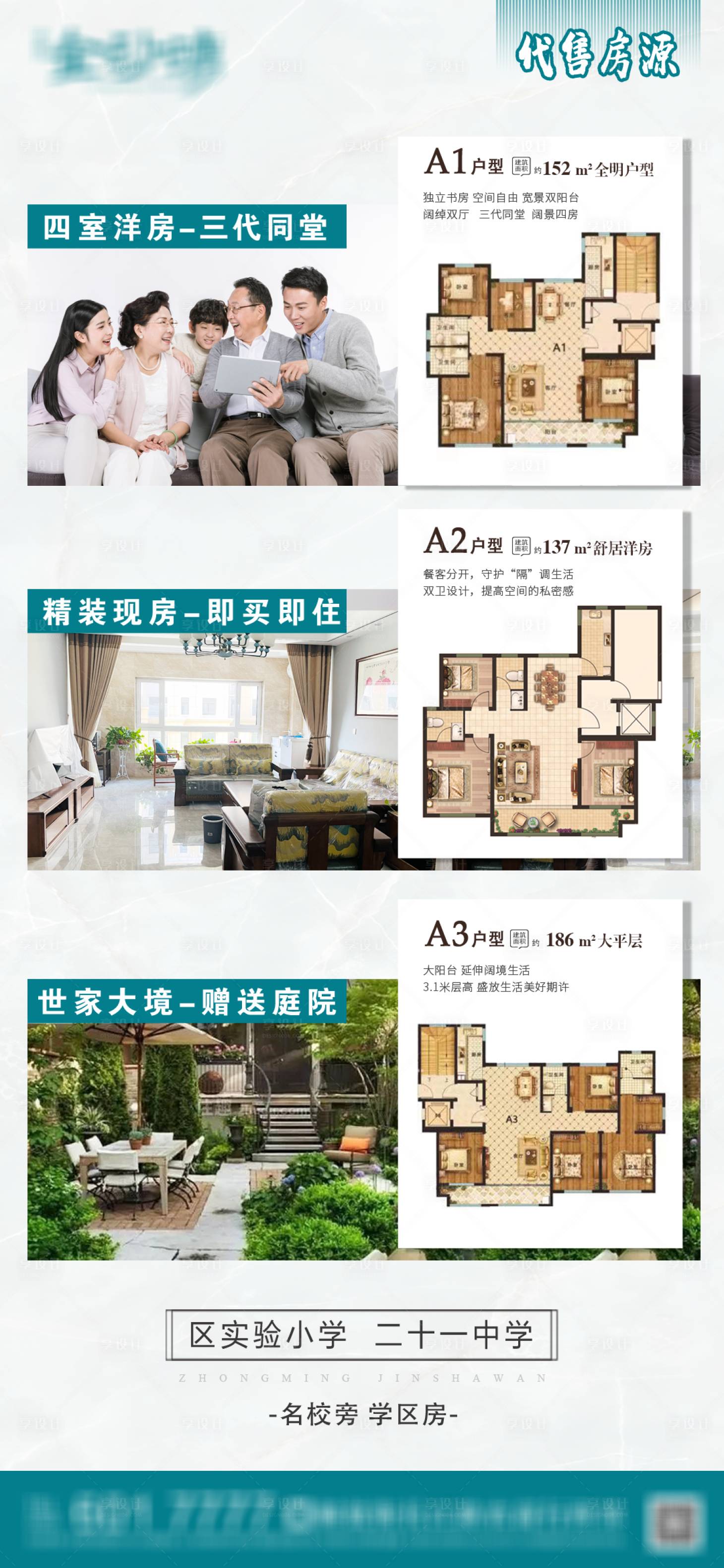 源文件下載【享設計】搜索編號：43030006522865983【地產戶型海報】