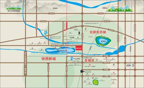 源文件下載【房地產區位圖海報】編號：76110006407974513