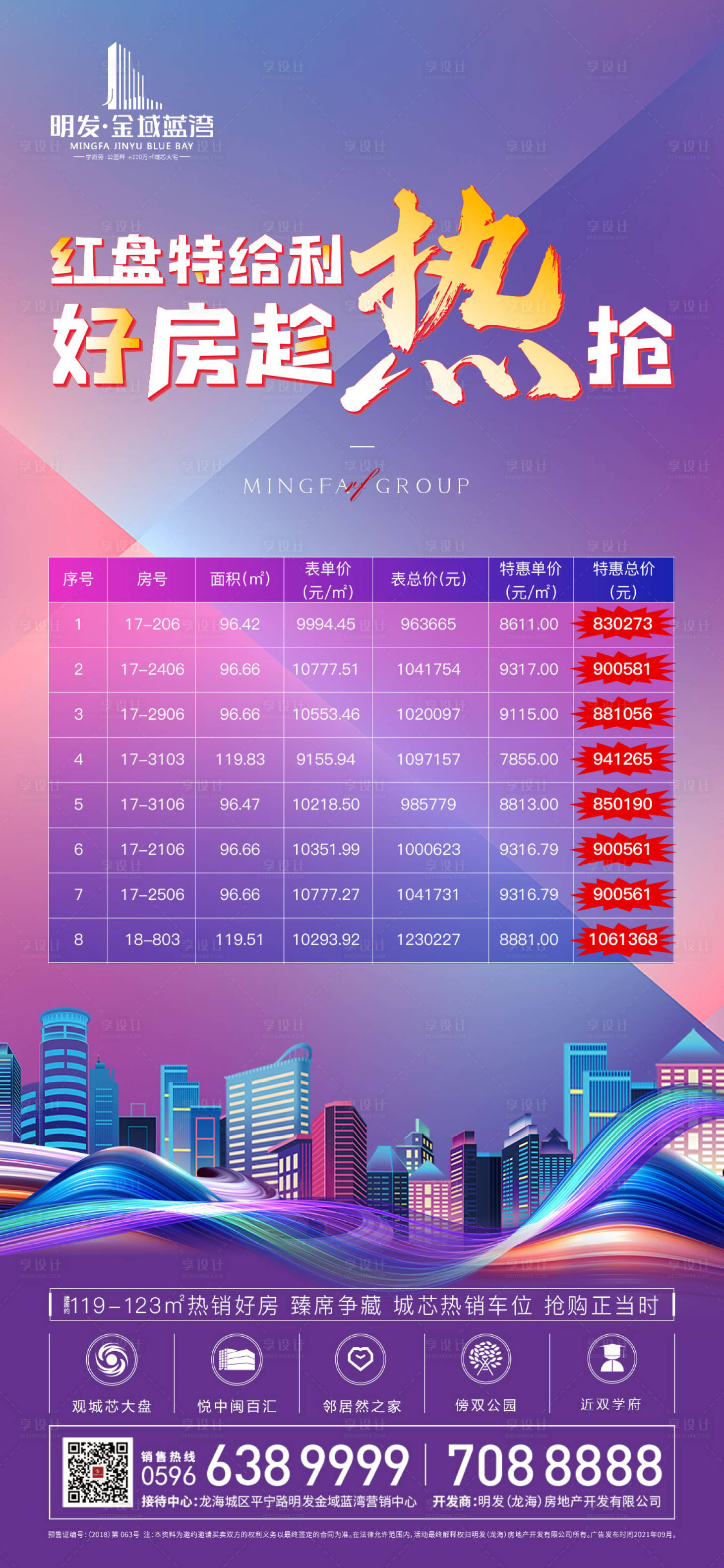 源文件下载【享设计】搜索编号：96330006488755993【地产热销特价房海报】