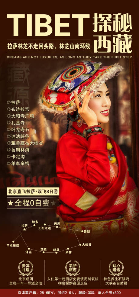 源文件下載【享設計】搜索編號：17230006388217876【西藏旅游海報】