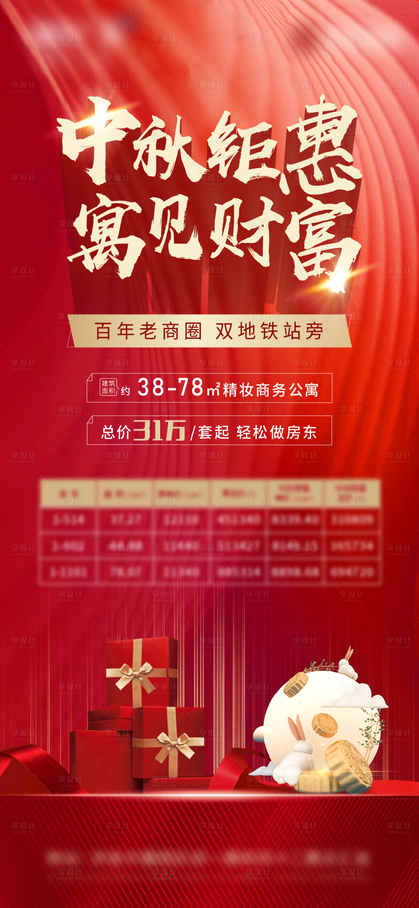 源文件下载【享设计】搜索编号：34930006568606445【中秋特价房海报】