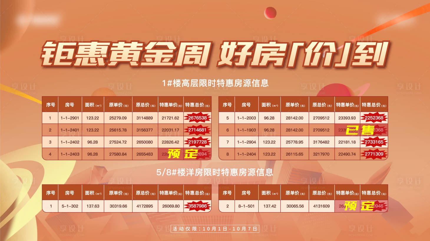 源文件下载【特惠房源大屏】编号：39310006693906657