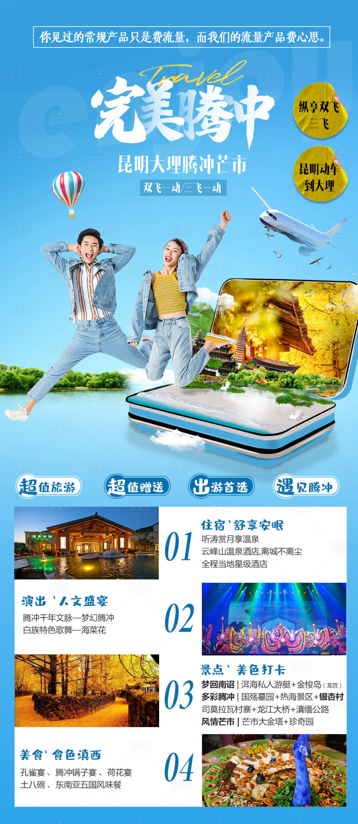 源文件下载【云南旅游海报】编号：14170006654317853